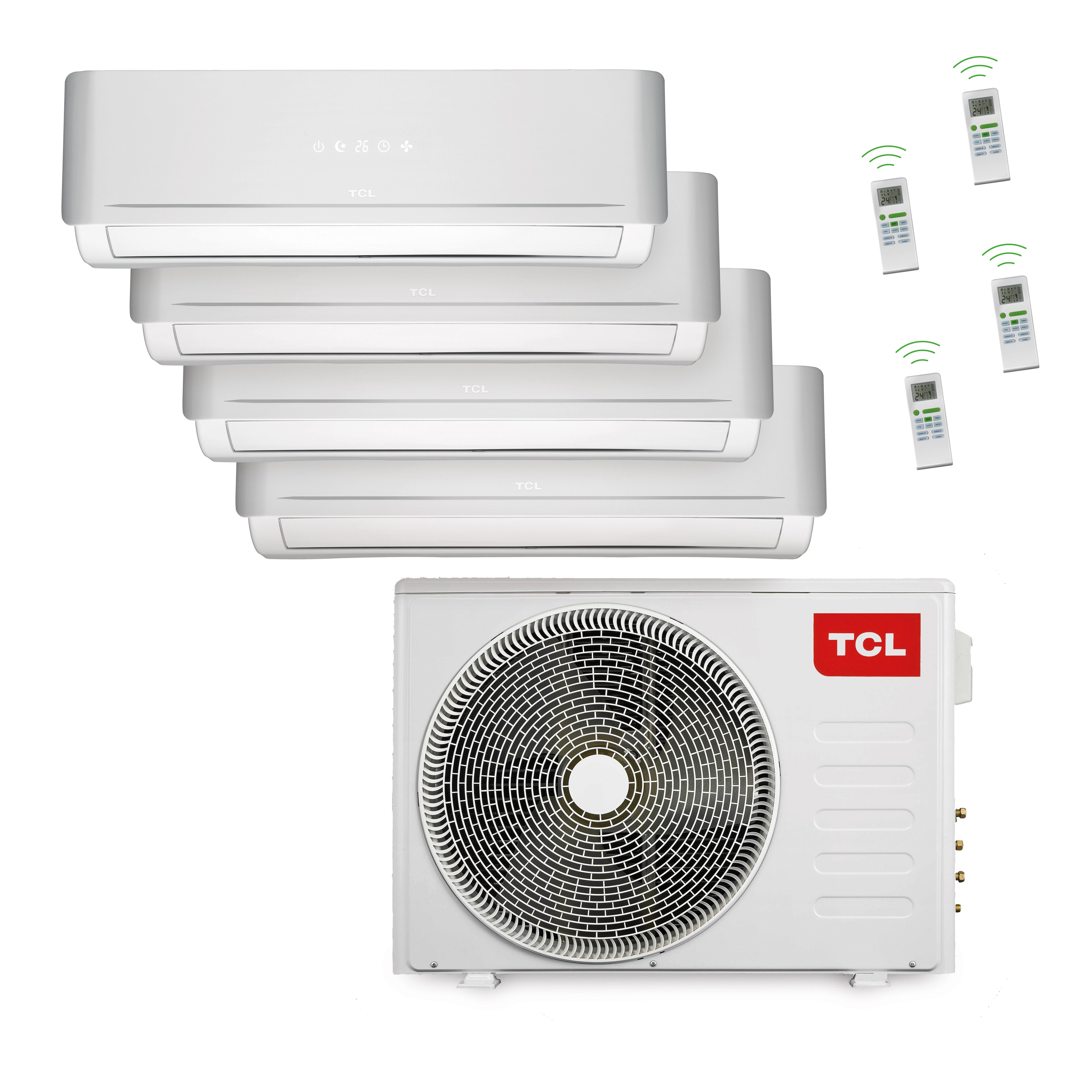 Split-Klimagerät 4in1 QUATTRO Split-Klimaanlage 36000 BTU Kältemittel R32