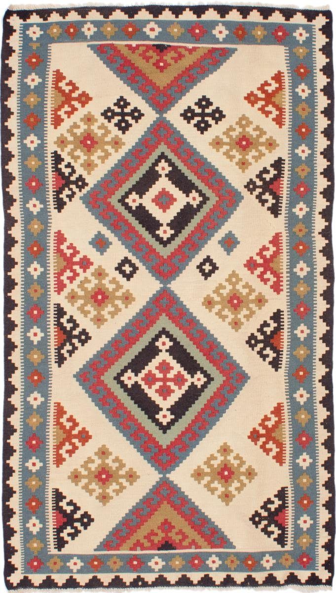 Orientteppich Kelim 4 Fars Nain / Trading, Handgewebter rechteckig, Höhe: mm Orientteppich Perserteppich, 105x186