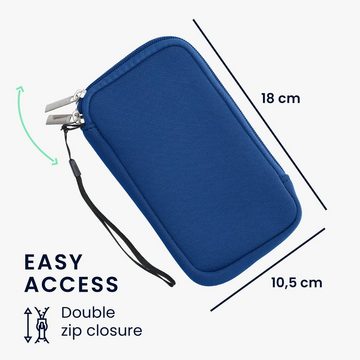 kwmobile Handyhülle Handytasche für Smartphones L - 6,5", Neopren Handy Hülle - Handy Tasche Sleeve Pouch