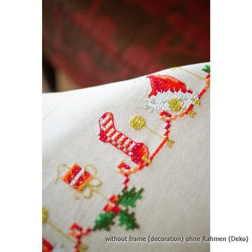 Vervaco Kreativset Vervaco Bedruckte Tischdecke Stickset "Weihnachtlich", (embroidery kit by Marussia)