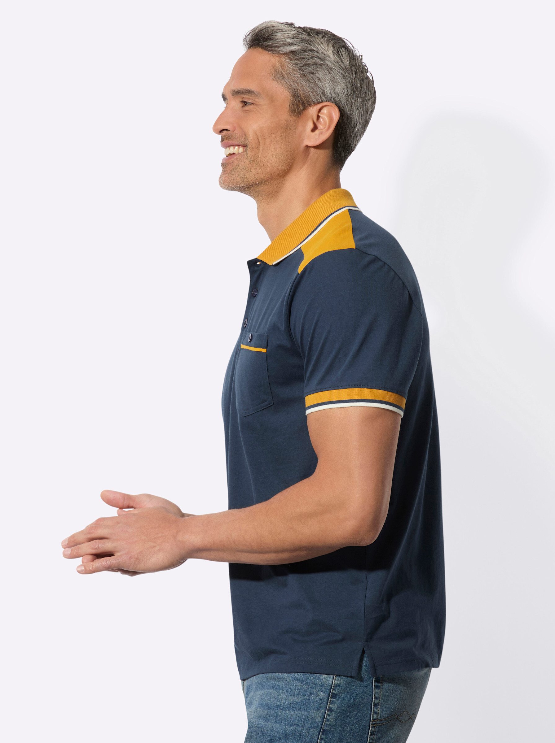 Sieh an! T-Shirt Kurzarm-Poloshirt Kurzarm – Bild 5 von 5