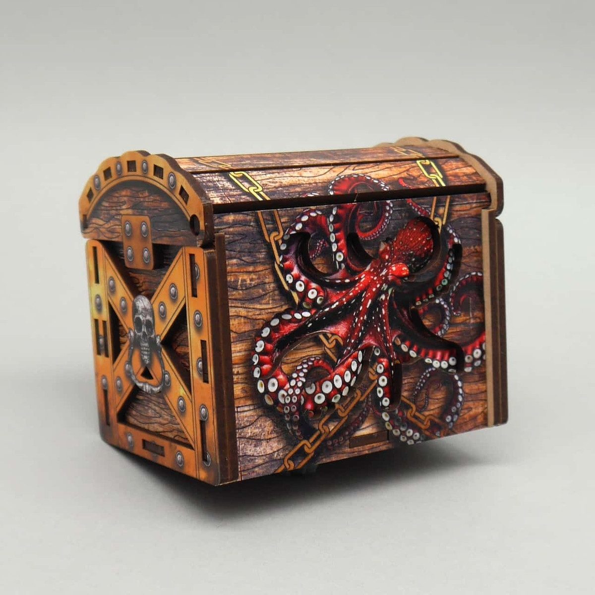 ESC, Escape Welt Spiel ART PIRATES CHEST - hübsche Trickkiste, Geschenkverpackung, Holzspiel