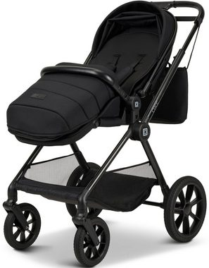 Moon Kombi-Kinderwagen Clicc, black/melange