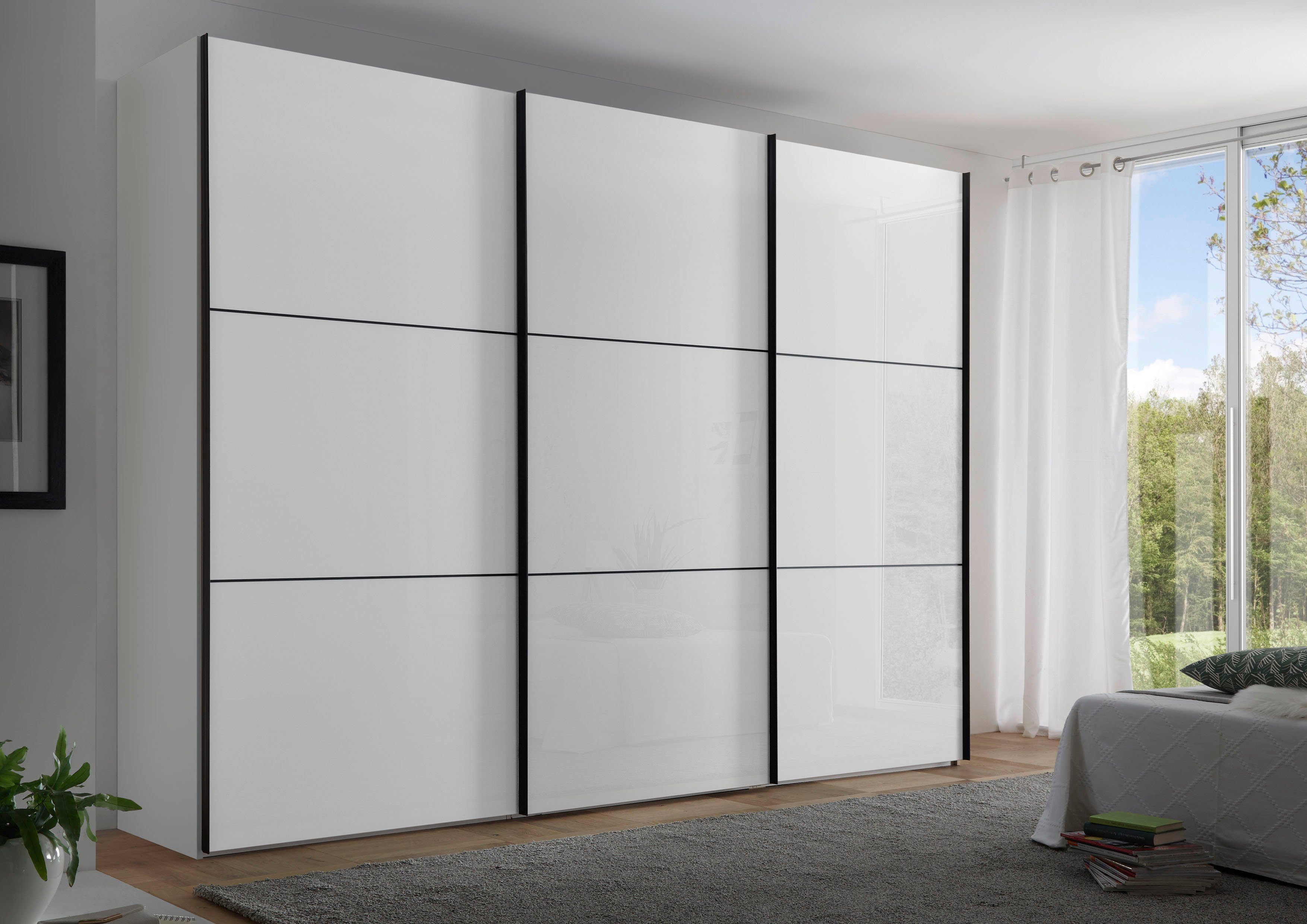 STAUD Schwebetürenschrank Includo Glas, Made in Germany