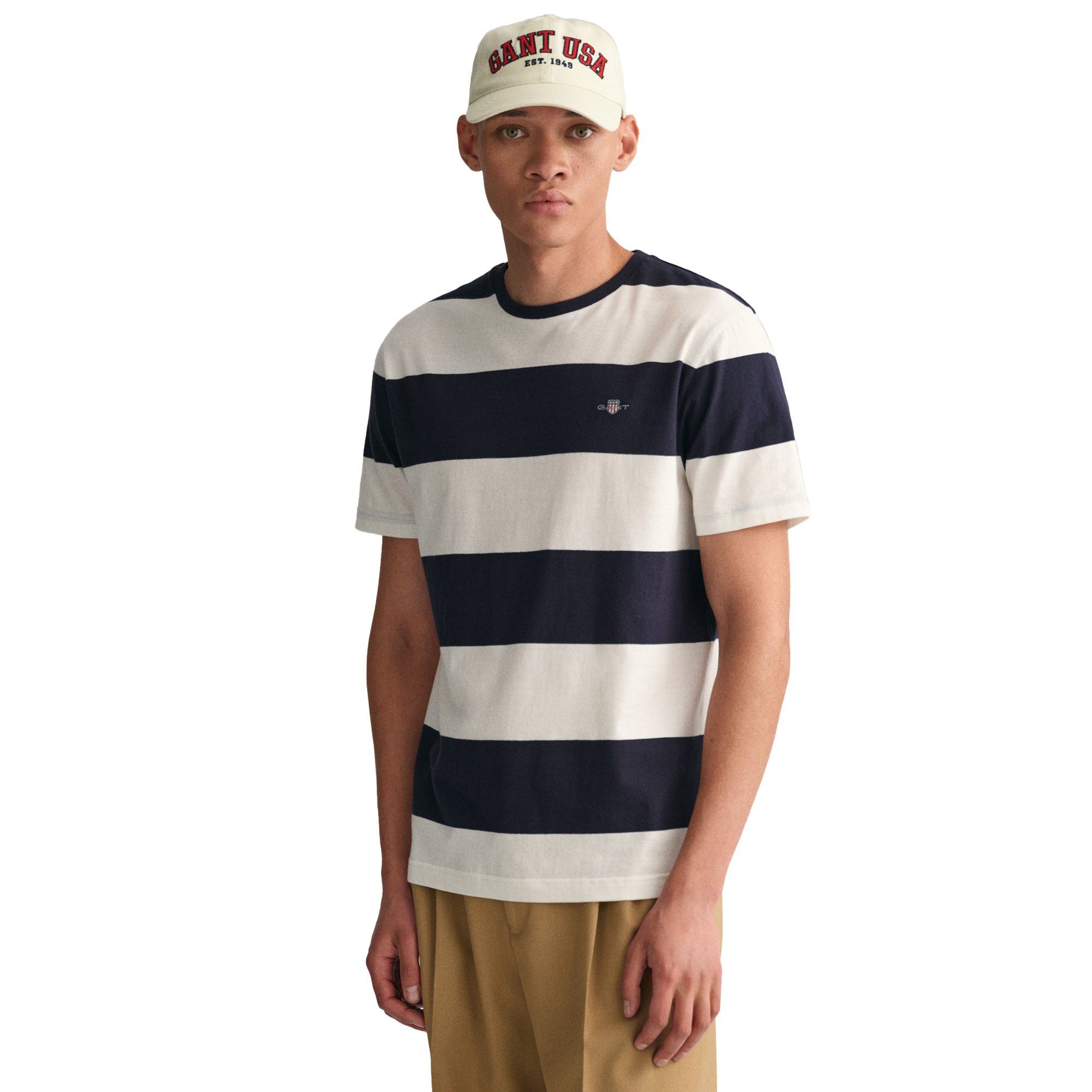 Gant T-Shirt Herren T-Shirt 1er Pack Baumwolle (Packung, 1er Pack) günstig online kaufen