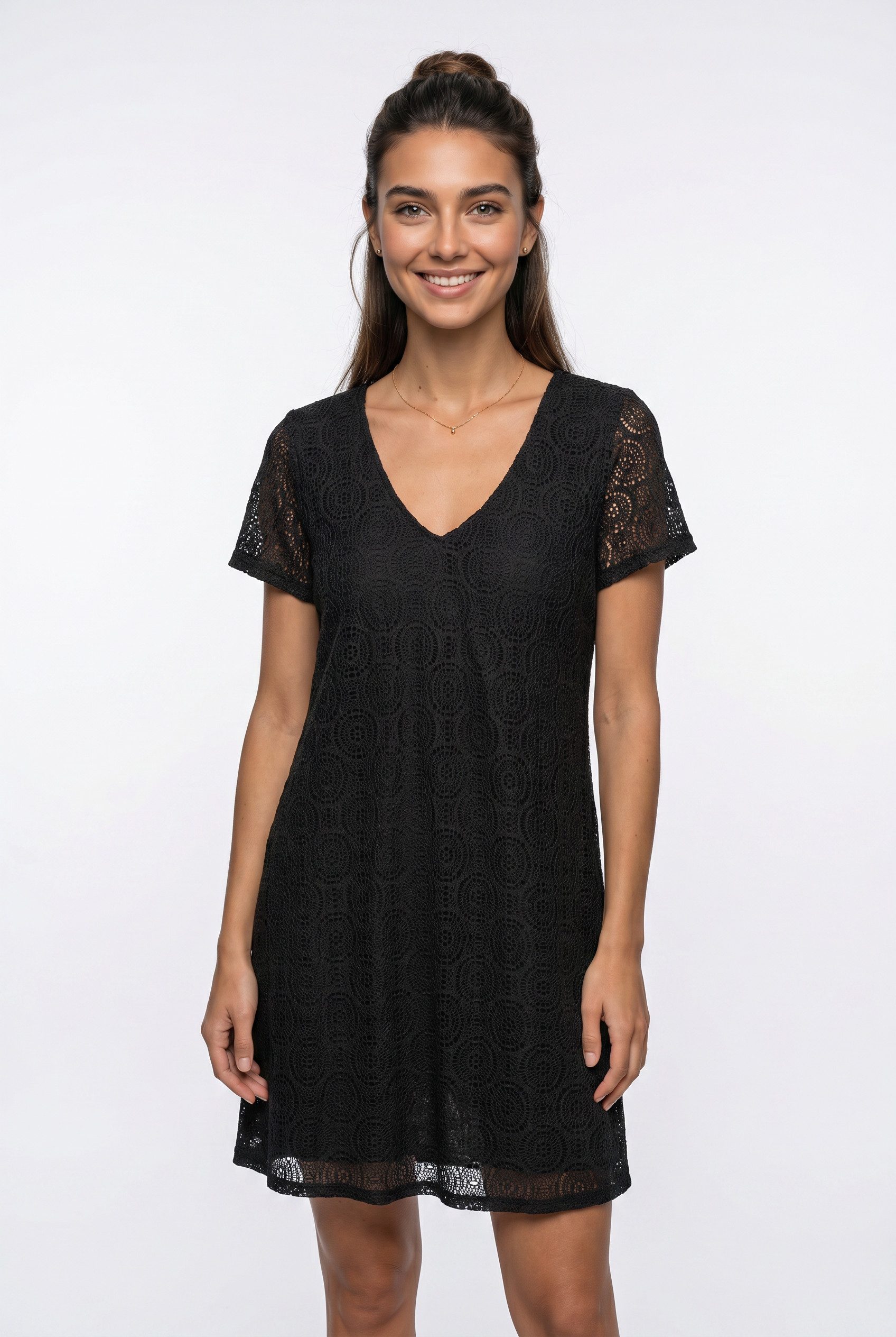 Minikleid VMMAYA SS V NECK SHORT DRESS JRS VO
