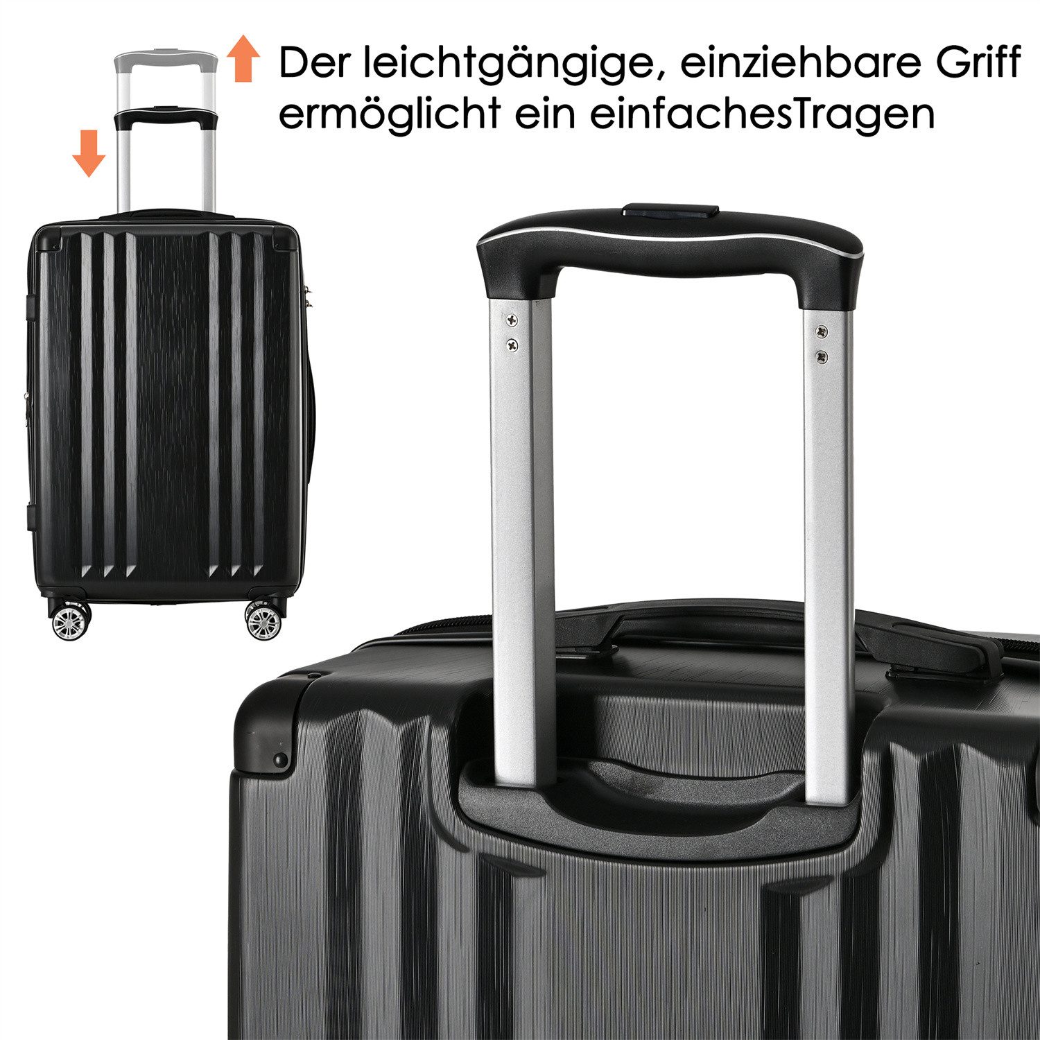 autolock Handgepäckkoffer Hardside Carry-On Luggage, Koffer mit Rollen