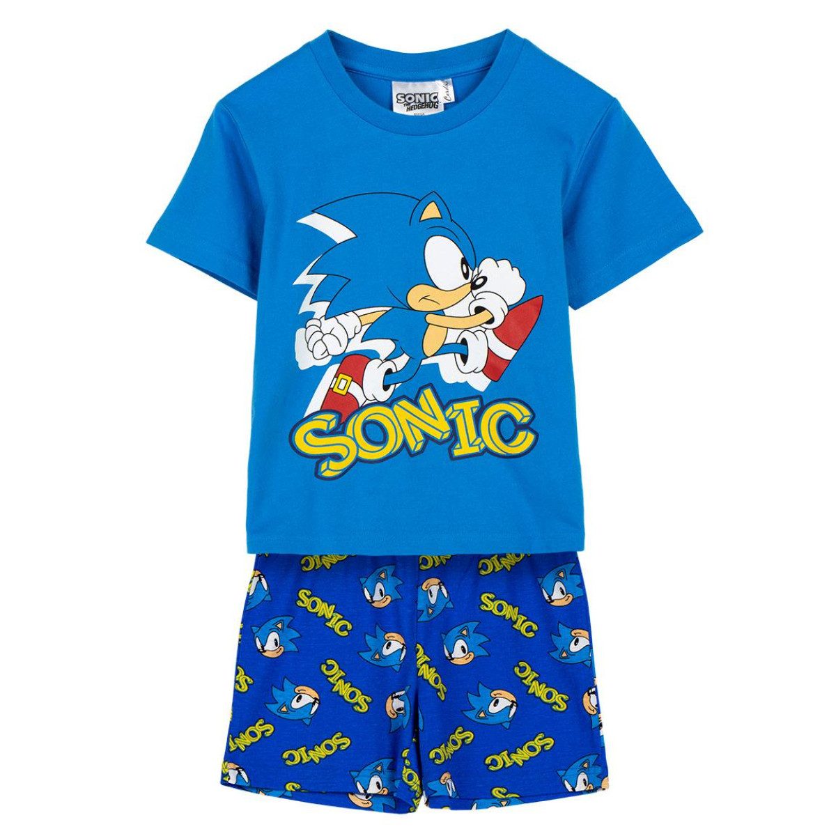 Pyjama Schlafanzug Kinder T-Shirt & Short aus 100 % Baumwolle