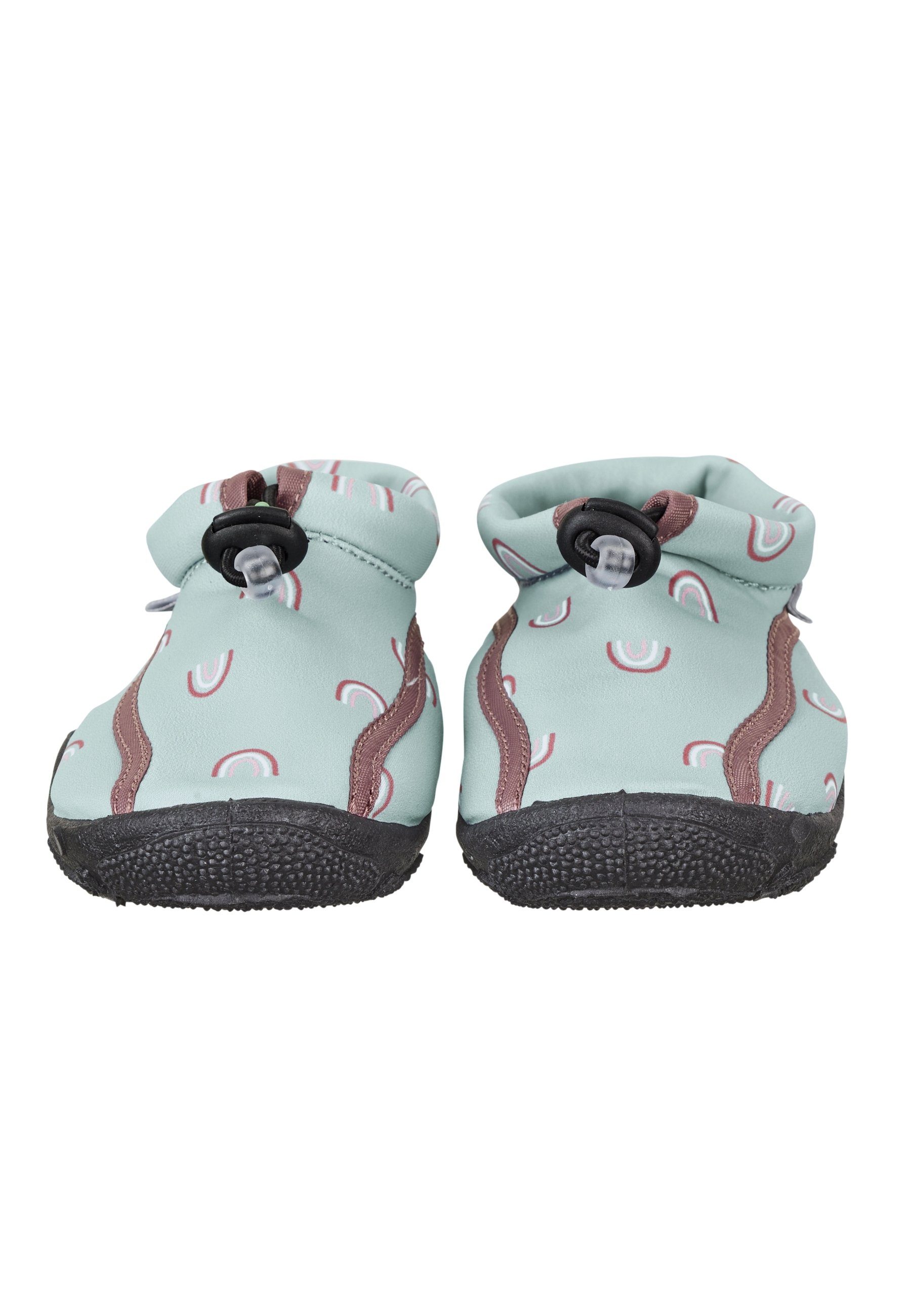Sterntaler® Badeschuhe Regenbogen Badeschuh (1-tlg) angenehm zu tragen, flexible rutschfeste Sohle, Kordelstopper