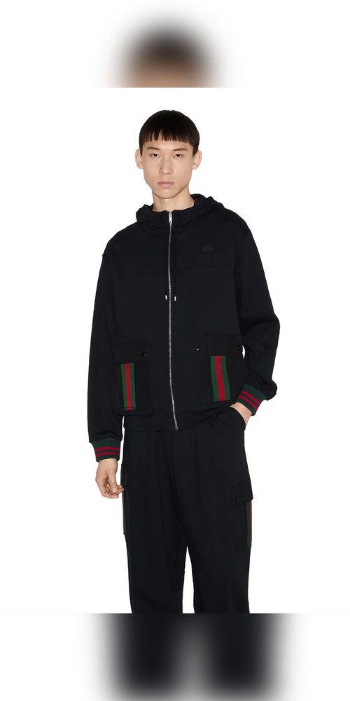 GUCCI Rundhalspullover Gucci Jacke mit Kapuze günstig online kaufen