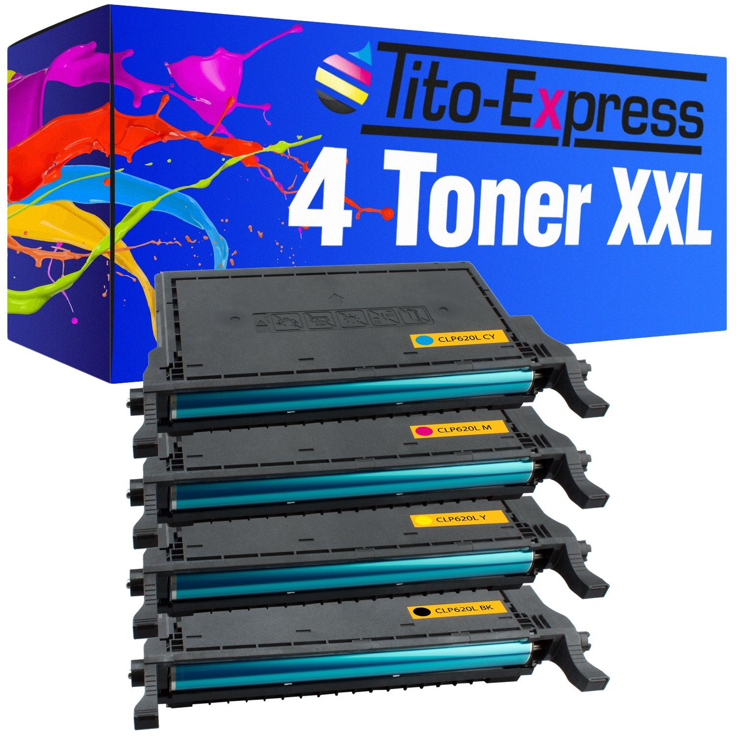 Tito-Express Tonerpatrone 4er Set ersetzt Dell 2145 Dell-2145 Dell2145, für Dell 2145cn