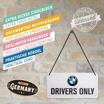 Nostalgic-Art Metallschild Hängeschild - BMW - BMW Drivers Only