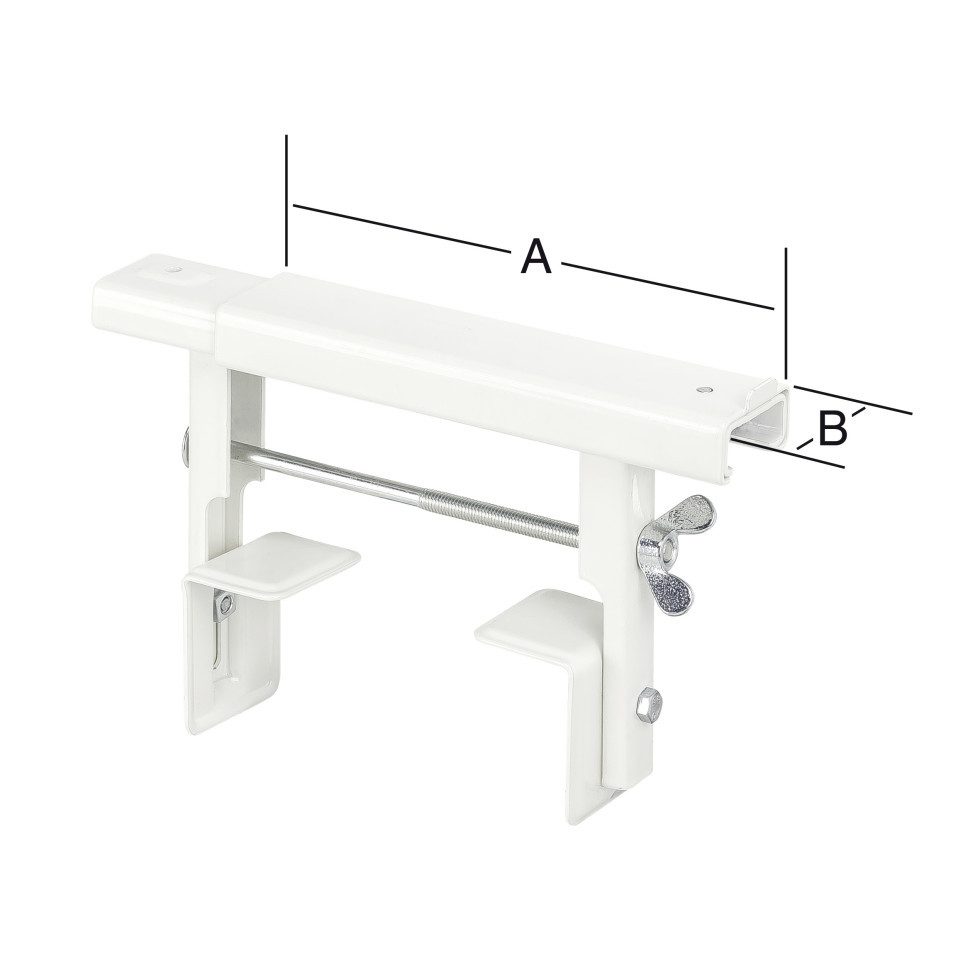 Vormann Wandregalhalter Vormann Universal-Heizkörperkonsolen weiß 19 x 3.5