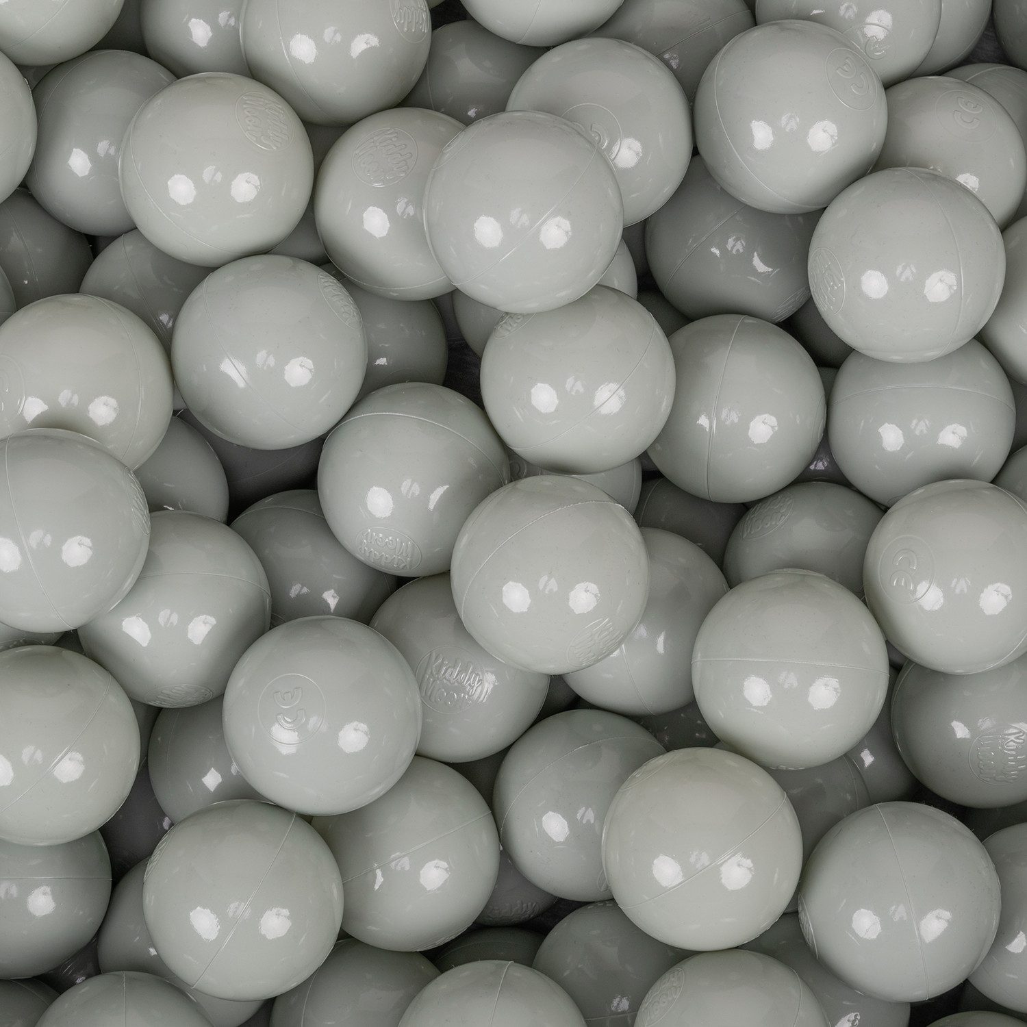 KiddyMoon Bällebad-Bälle ZK7 (Baby Plastikbälle Spielbälle, 50-St), Made in Europe