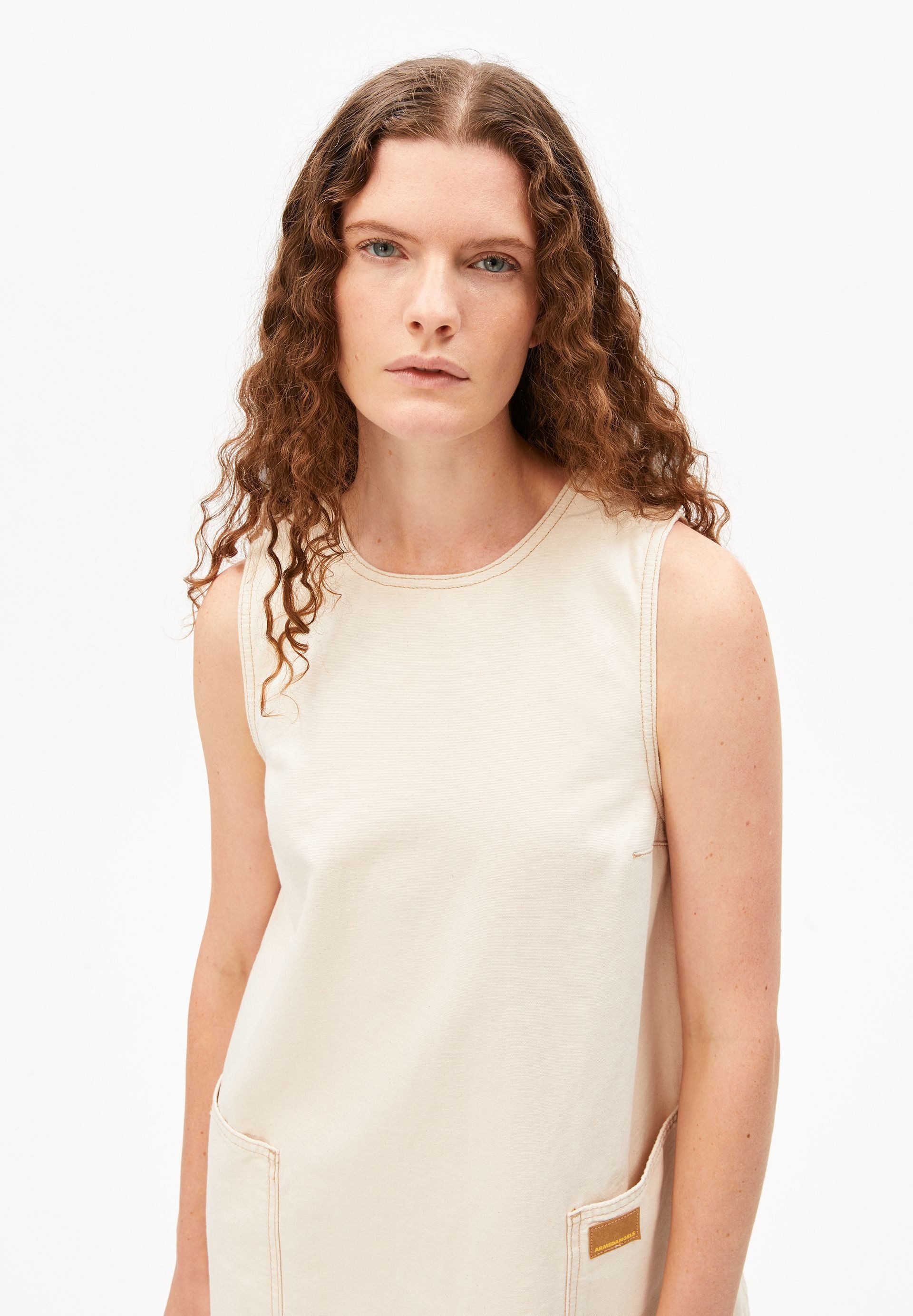 Armedangels Jerseykleid WORKWEAR CANVAS Kleid aus Bio-Baumwolle (Regular Fit) Kleid aus Bio-Baumwolle