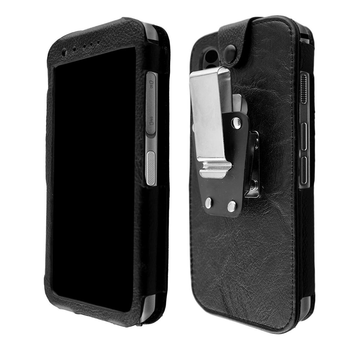 Handytasche Noble-Line Ledertasche für Cat S62 / S62 Pro