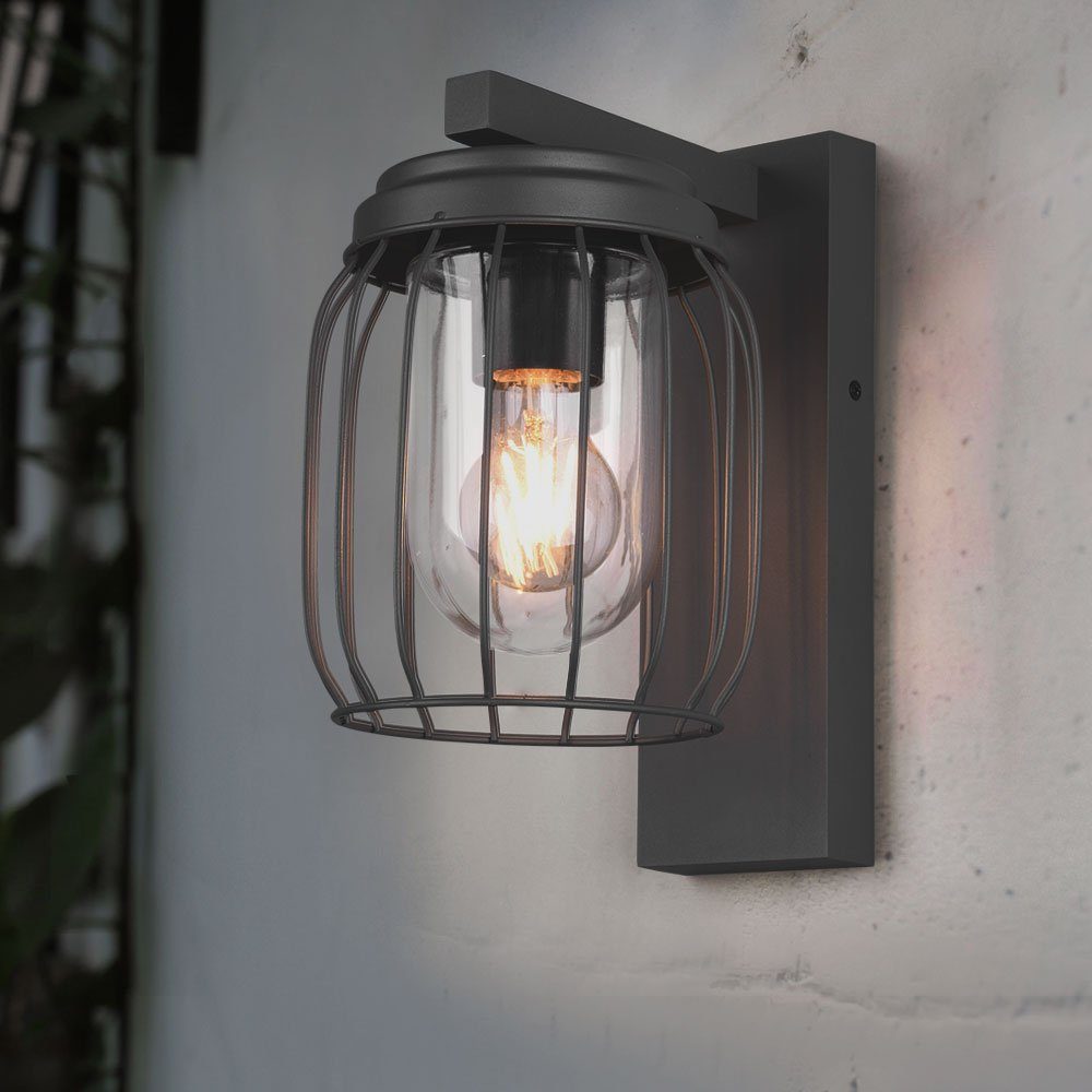 etc-shop Leuchtmittel für Outdoor IP44 Außen Wandlampe inklusive, Außen-Wandleuchte, Vintage Lampe Außenleuchte nicht