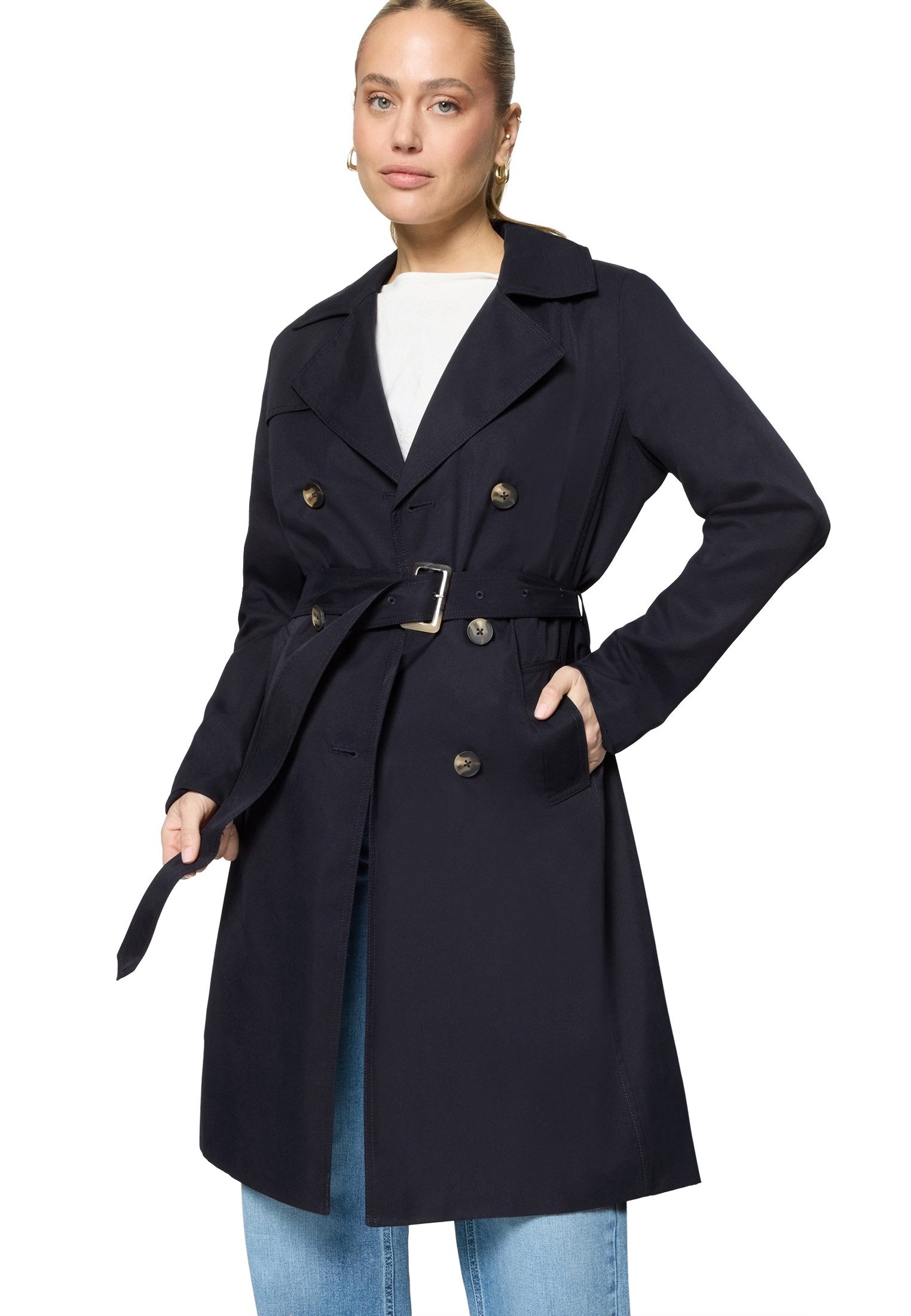 Zero Trenchcoat Damen mit Gürtel