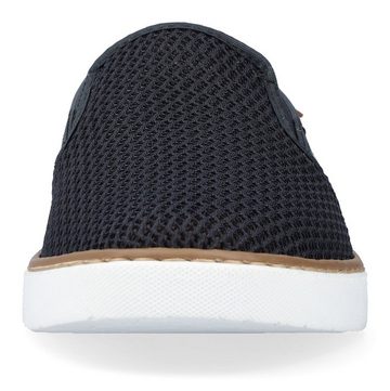 Rieker Slip-On Sneaker Casual Slipper, Freizeitschuh mit gemustertem Innenfutter