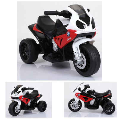 ES-Toys Elektro-Kindermotorrad Elektro Kindermotorrad Dreirad Modell 188, Belastbarkeit 20 kg, lizenziert von BMW 6 V Elektro Motor