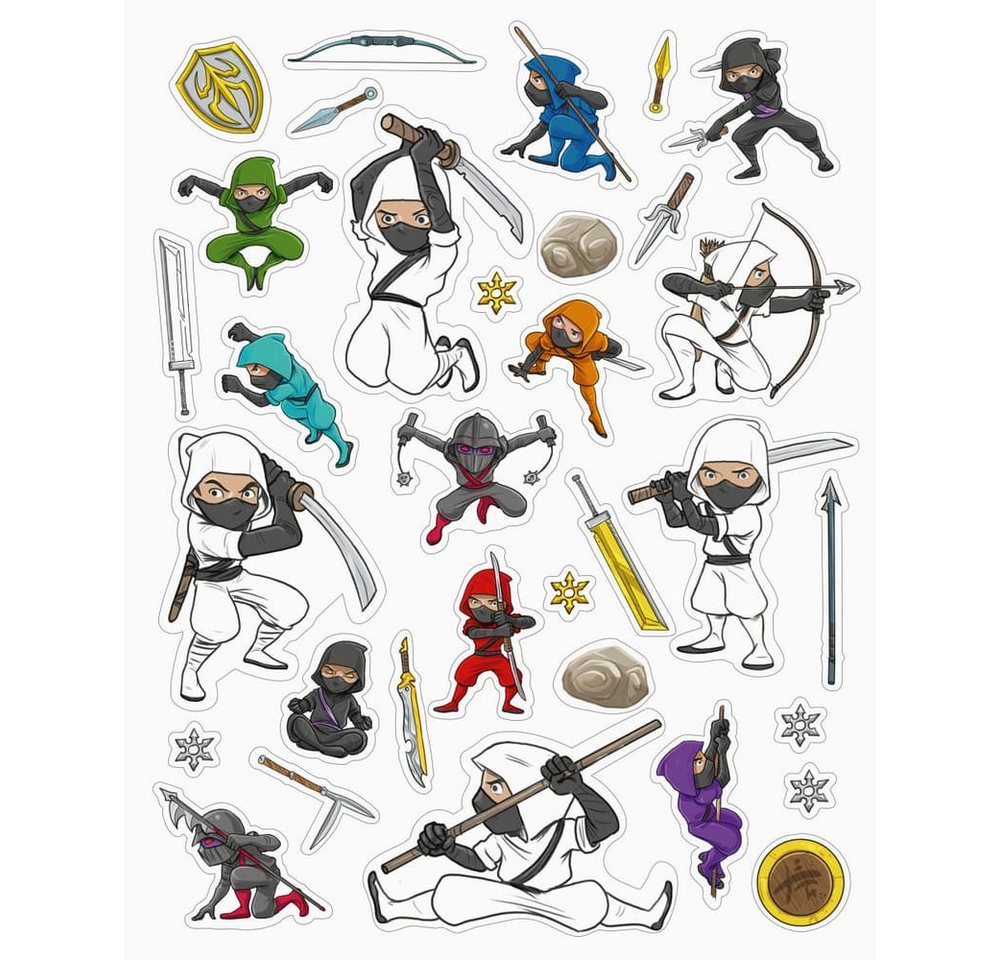 Thumbnail - Ravensburger Verlag GmbH Sticker Mein Ausmalstickerbuch - Ninjas