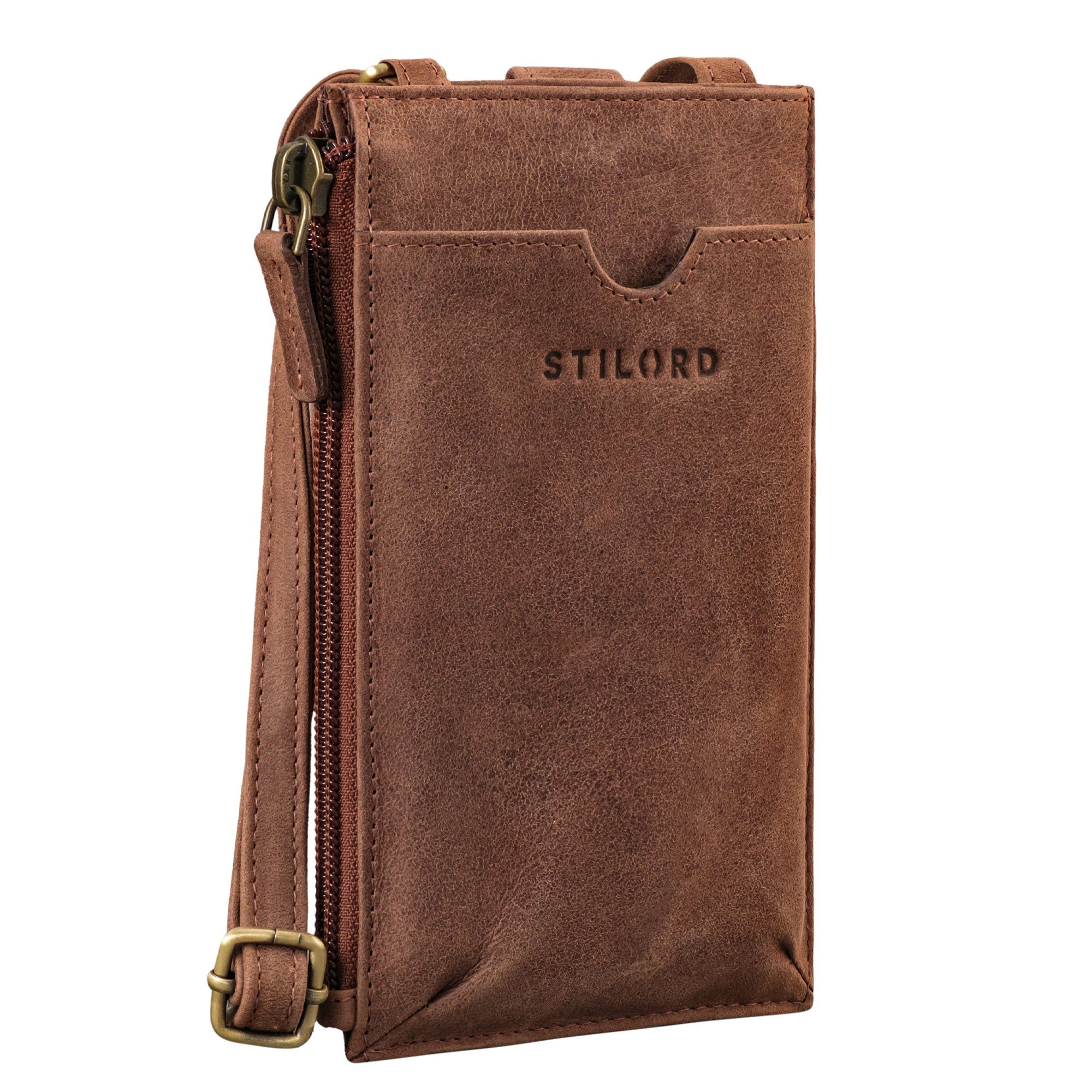 Handtasche "Tali" 3-in-1 Leder Handytasche mit Geldbörse zum Umhängen für Damen