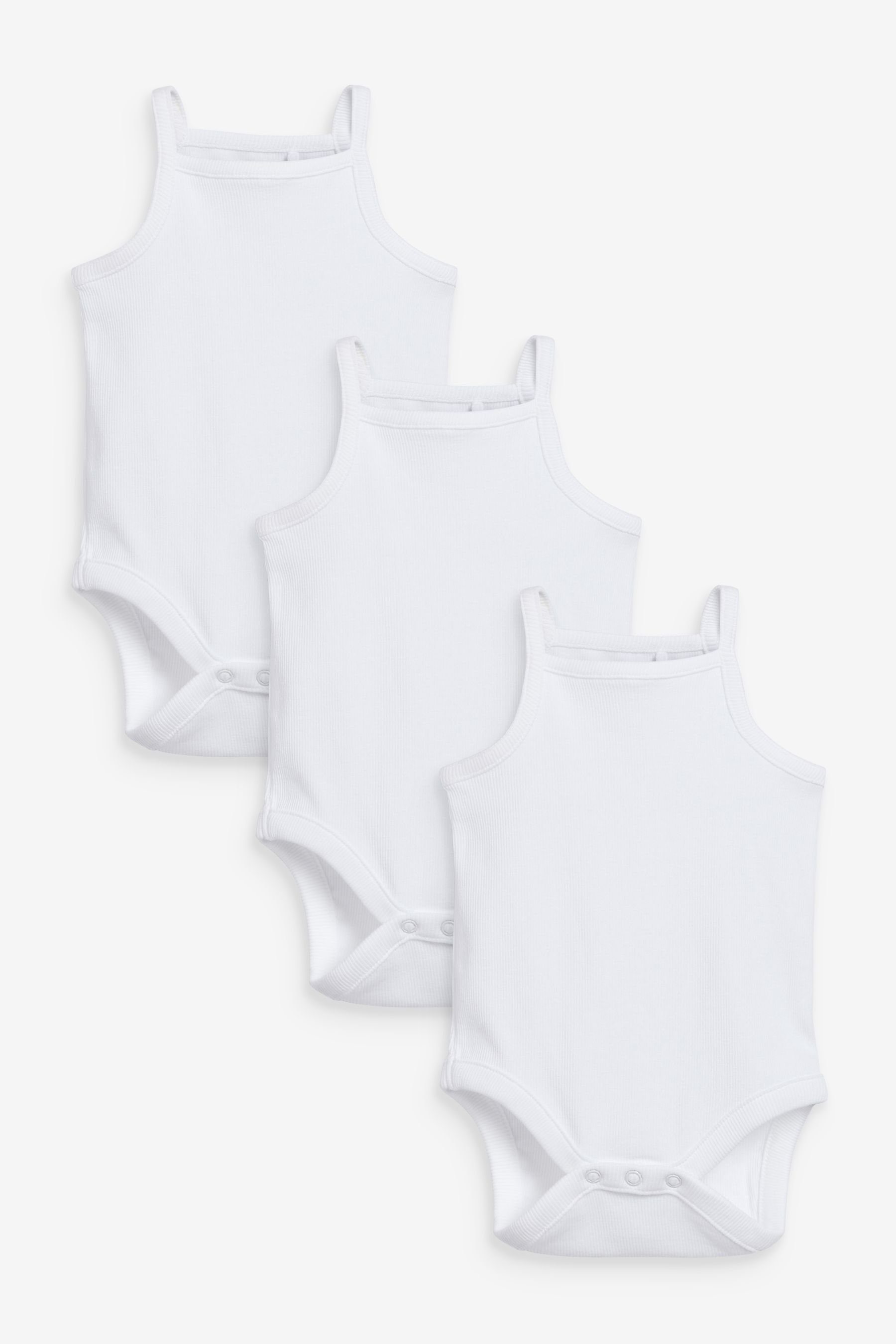 Next Body White Trägertops, 3er-Pack (3-tlg)