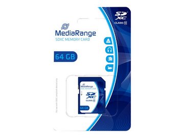 Mediarange MEDIARANGE SD Card 64GB MediaRange SDHC CL.10 Micro SD-Karte