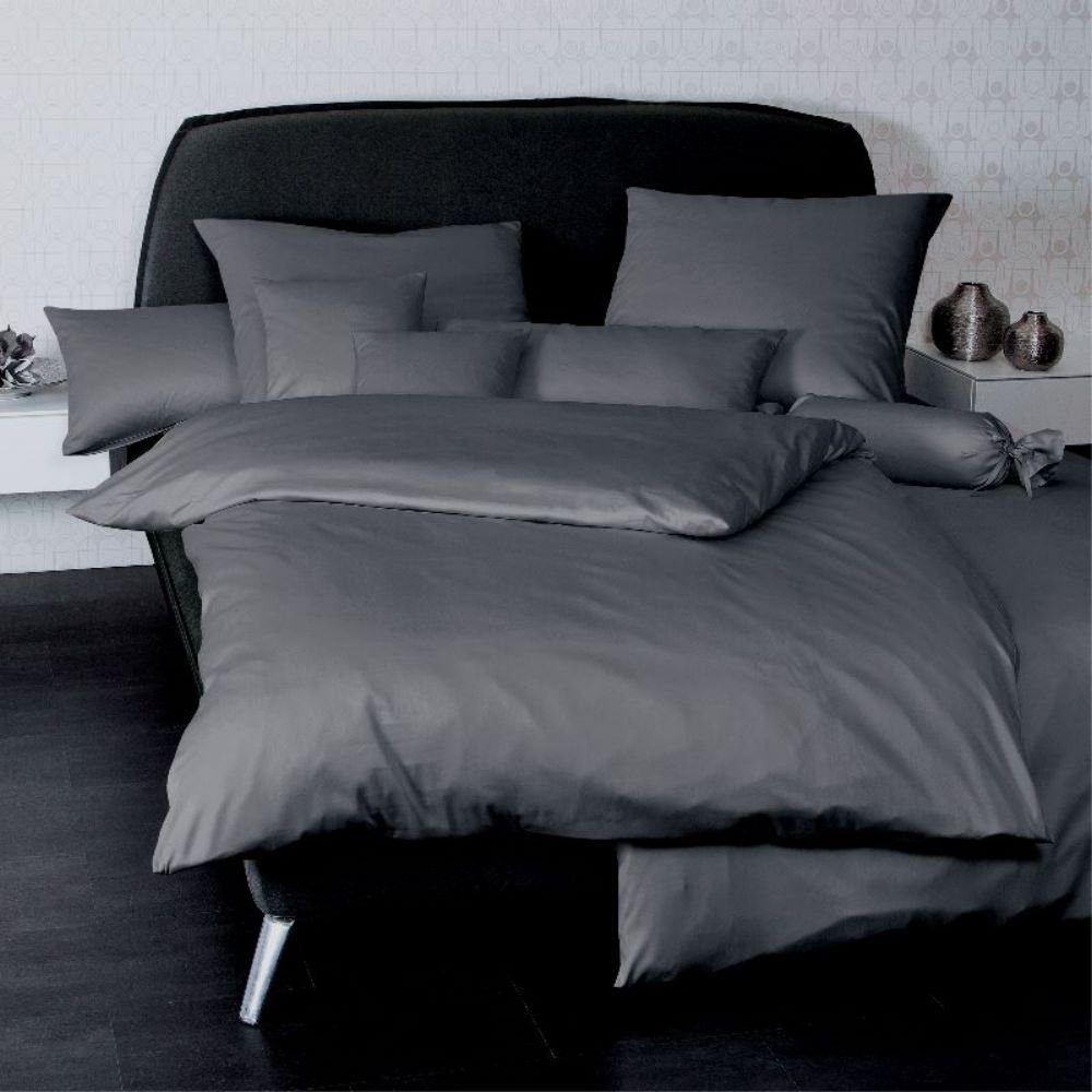 Janine Bettwäsche "Colors 31001" 2 Stk. tlg. feinfädige uni Bettwäsche für günstig online kaufen