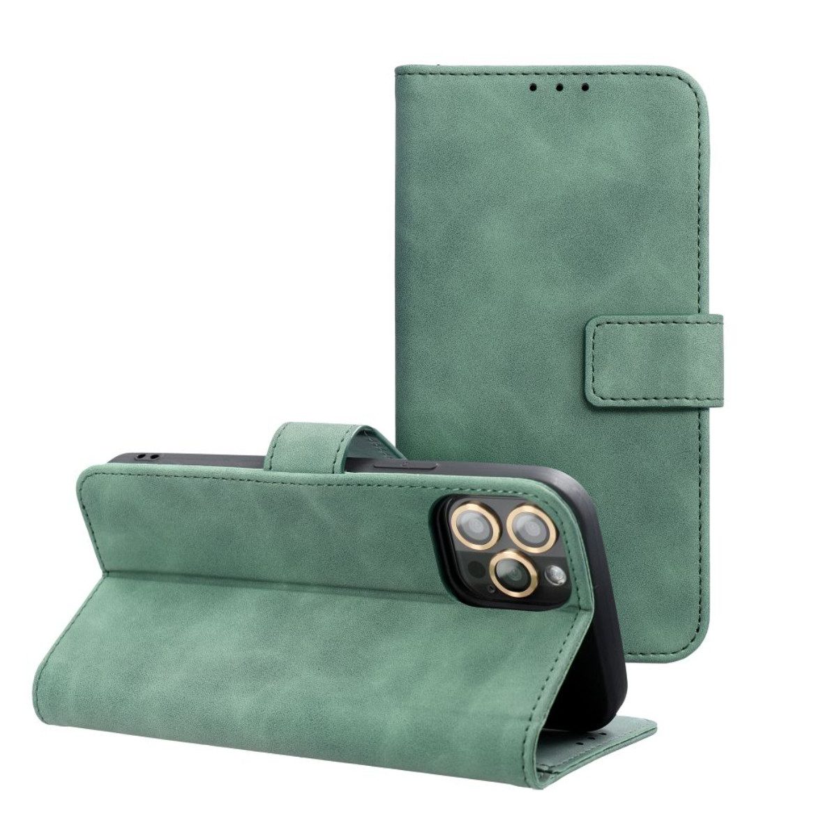 COFI 1453 Handyhülle Tender Holster für XIAOMI Redmi Note 15 5G Grün Case Rundum 6,77 Zoll, Zeitloses Kunstleder-Design mit klassischer Note