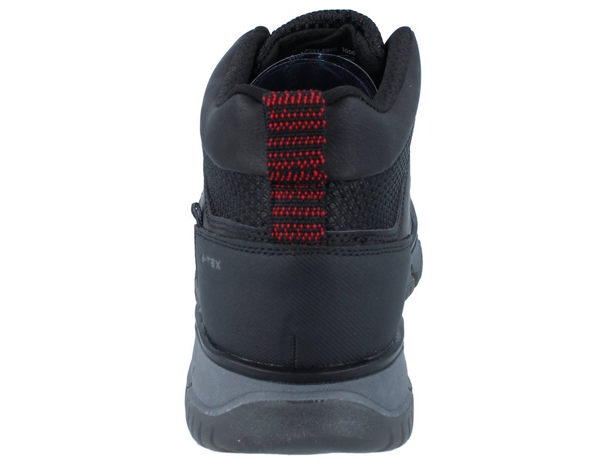 bugatti BUGATTI Herren Sneaker hoch schwarz B-Tex - Größe: 40 Stiefel Wechselfußbett
