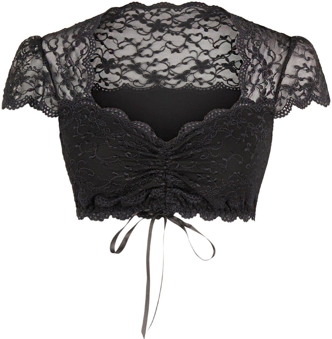 Nina Von C. Dirndlbluse mit herzförmigem günstig online kaufen