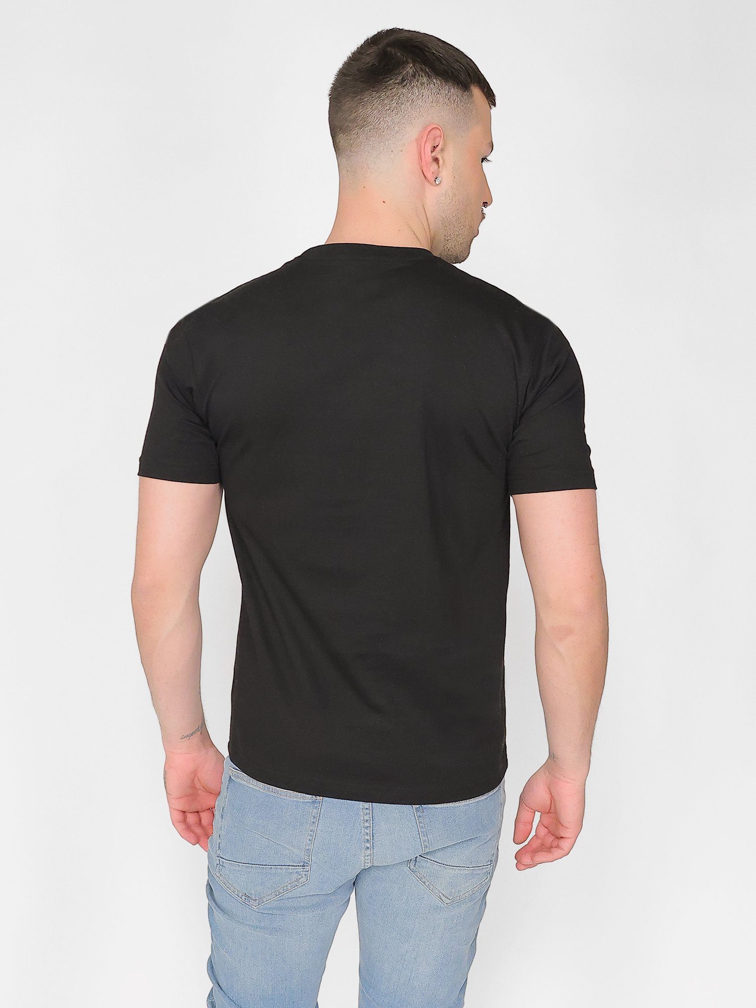 42021115 black T-Shirt Maze