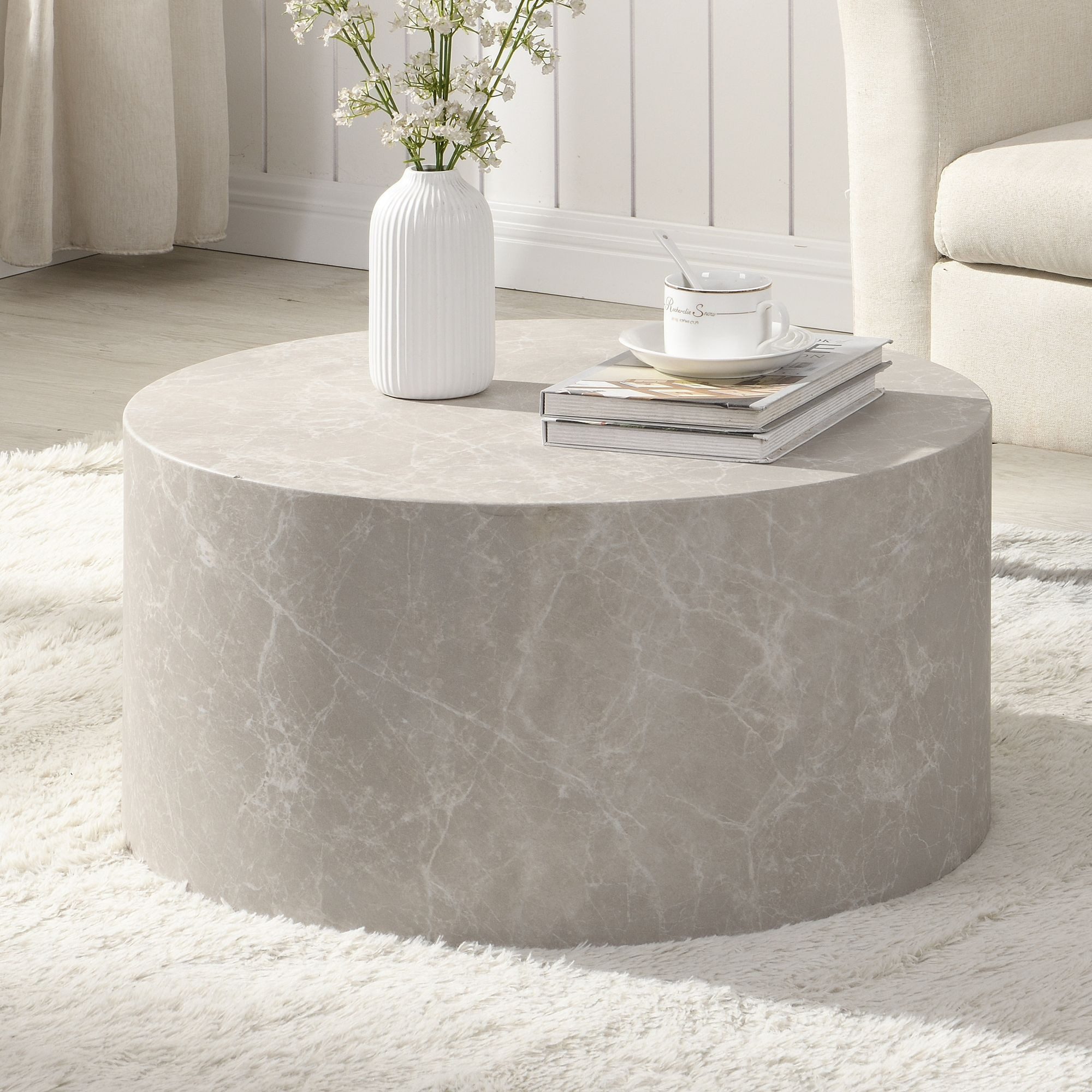 Wohnling Couchtisch WL7.317 (MONOBLOC 60x60x30 cm günstig online kaufen