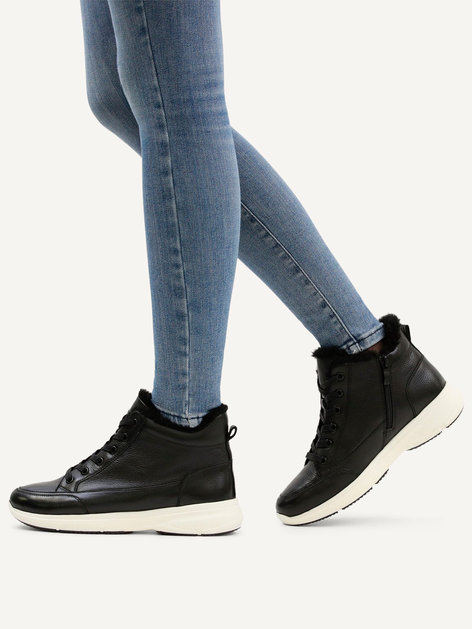 Caprice Winterboots, Keilabsatz, Schnürboots, Outdoorschuh mit Fellimitat a günstig online kaufen