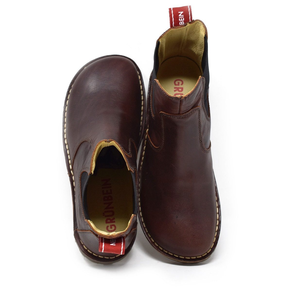 GRÜNBEIN Chelsea Boots Anke Naturform Chelseaboots