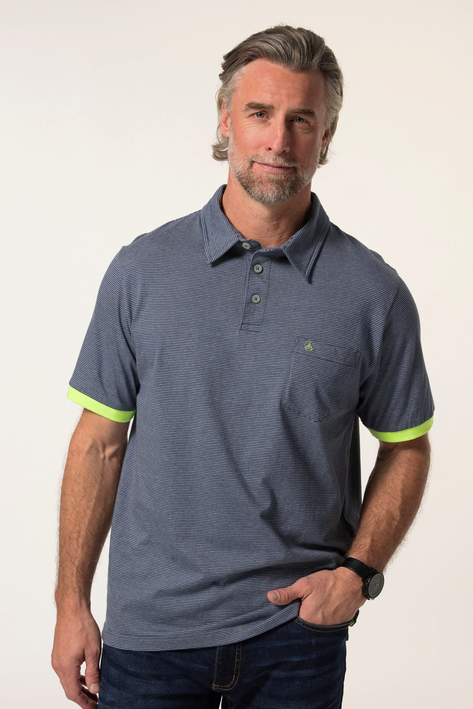 Boston Park Poloshirt Boston Park Ringel-Poloshirt günstig online kaufen
