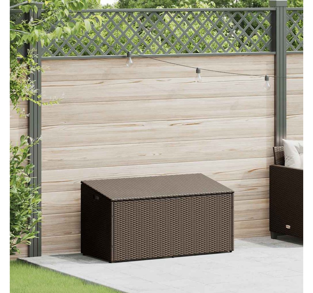 Thumbnail - vidaXL Gartenbox Garten-Auflagenbox Braun 110x50x58 cm Poly Rattan
