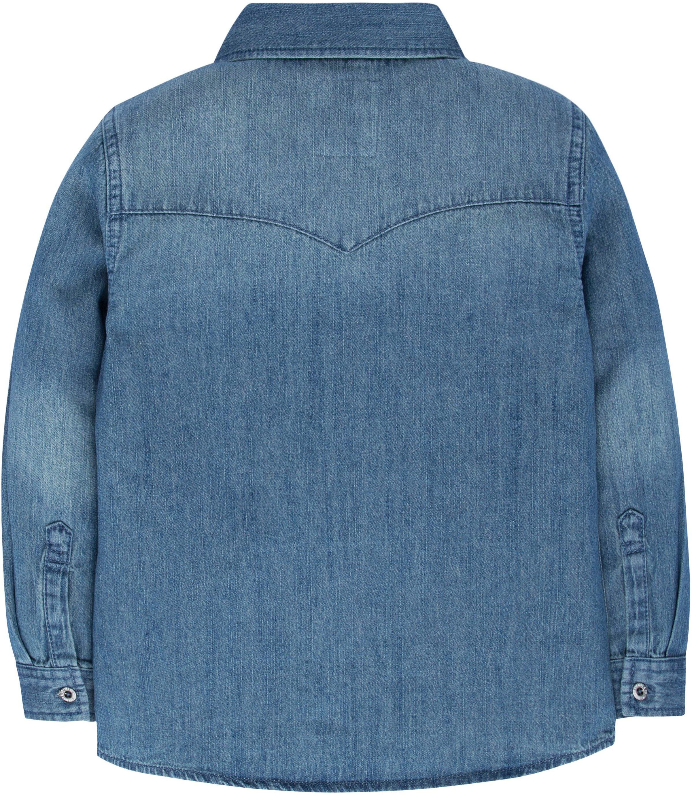 BARSTOW SHIRT mid Jeanshemd BOYS WESTERN blue Levi's® for Kids