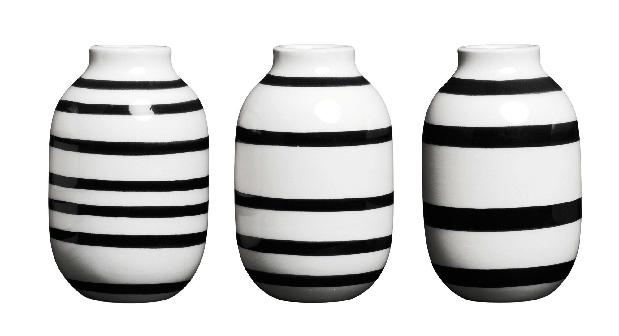 Stck. schwarz Kähler Dekovase (12800) Vasen Omaggio Kähler Miniatur 3