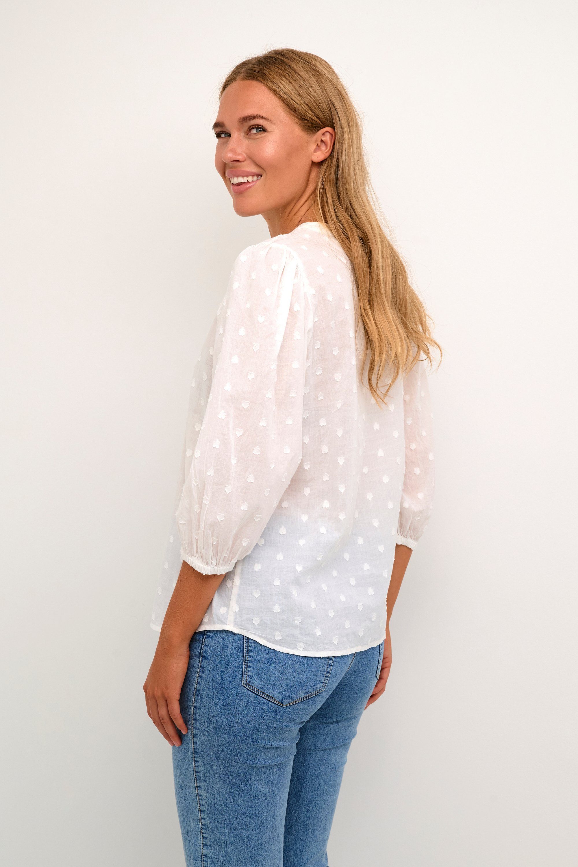 KAFFE Langarmbluse Langarm-Bluse KAjollia