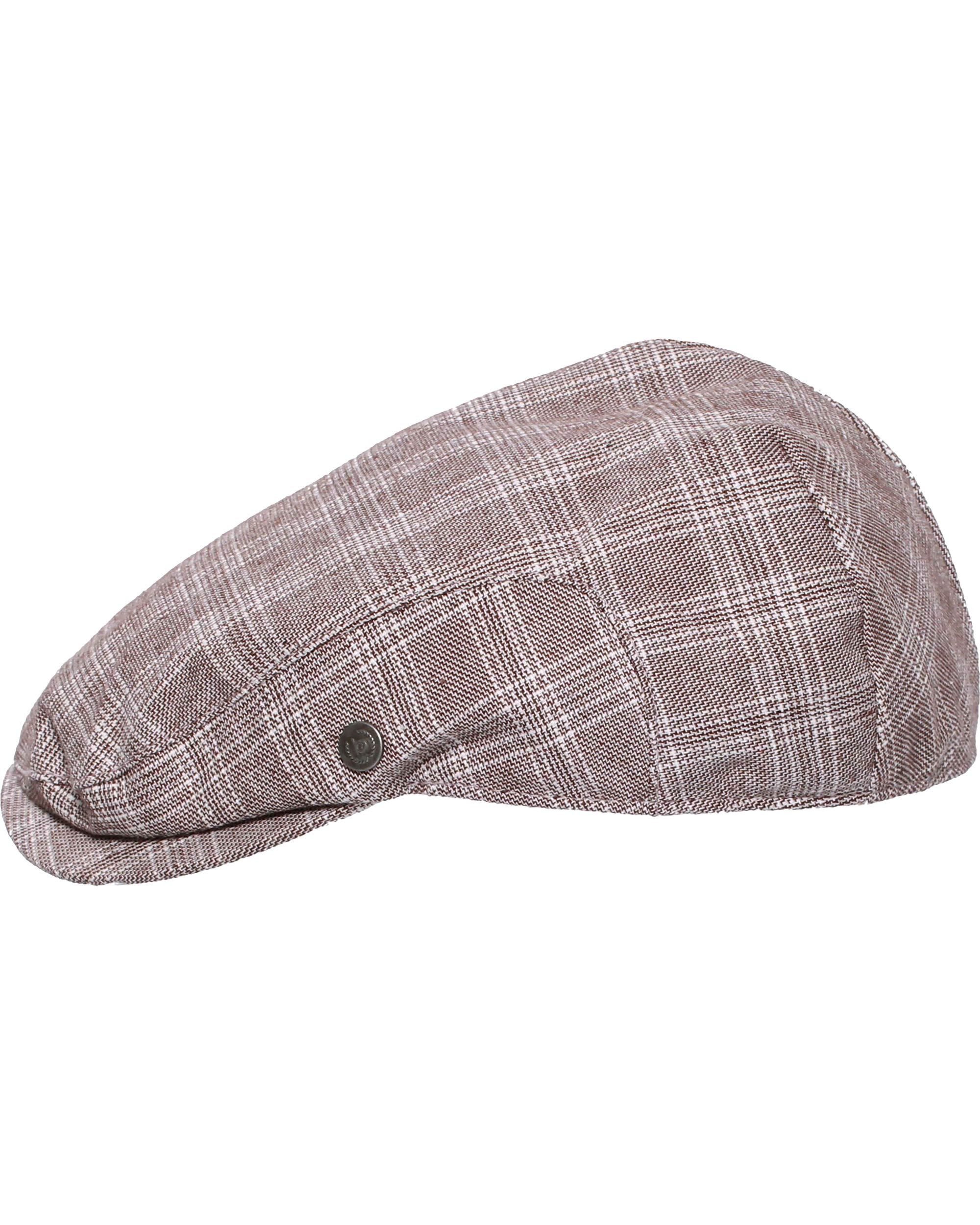 bugatti Flat Cap bugatti Flatcap mit Karomuster in Leinenmischung
