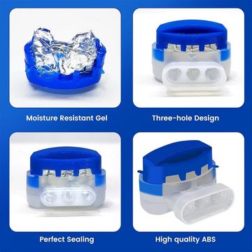 XDeer Kabelverbinder-Sortiment 20 Stück Kabelverbinder 314 Wasserdicht Draht Verbinder, Mähroboter Kabelklemmen Anschlussklemmen für Rasenroboter