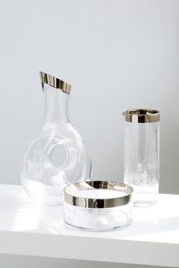 EDZARD Dekanter Anis, Glaskrug, Glaskaraffe in rund - Wasserkrug, Wasserkaraffe und als Krug für Saft