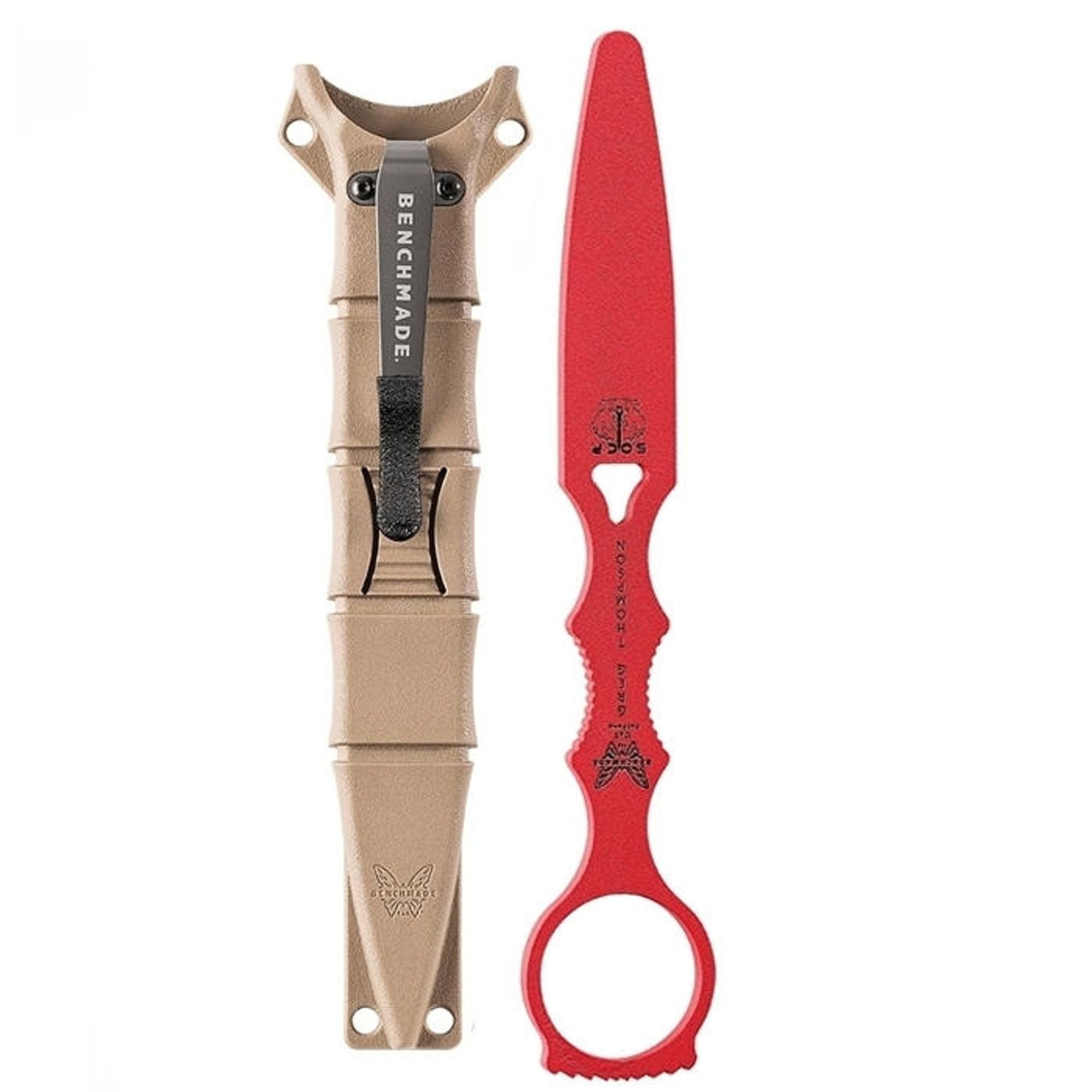 Taschenmesser Benchmade 176T SOCP Trainer, Messer mit Scheide
