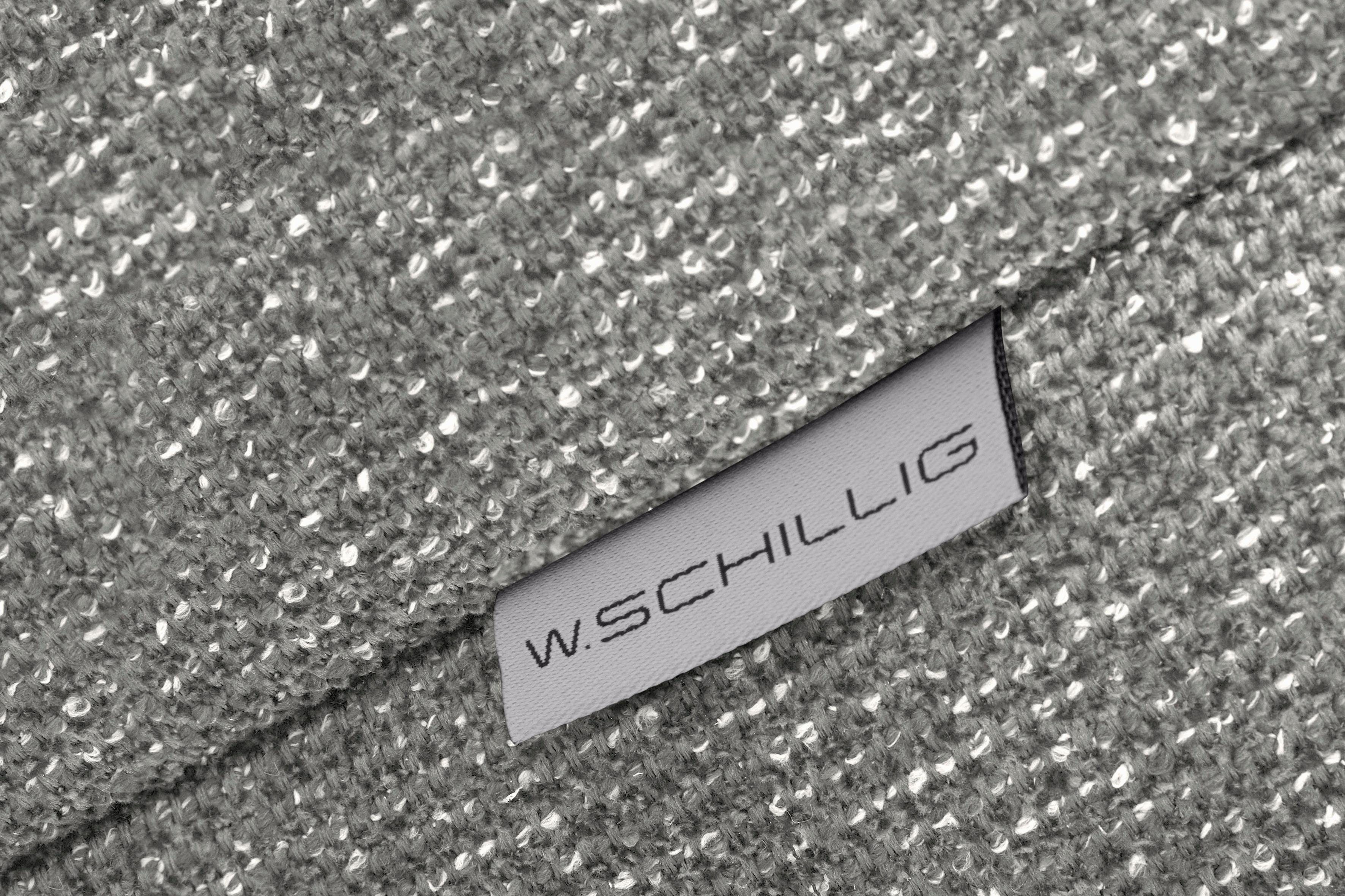 W.SCHILLIG 2-Sitzer finn, German Design Award 2016, Fußgestell Chrom glänzend, Breite 210 cm