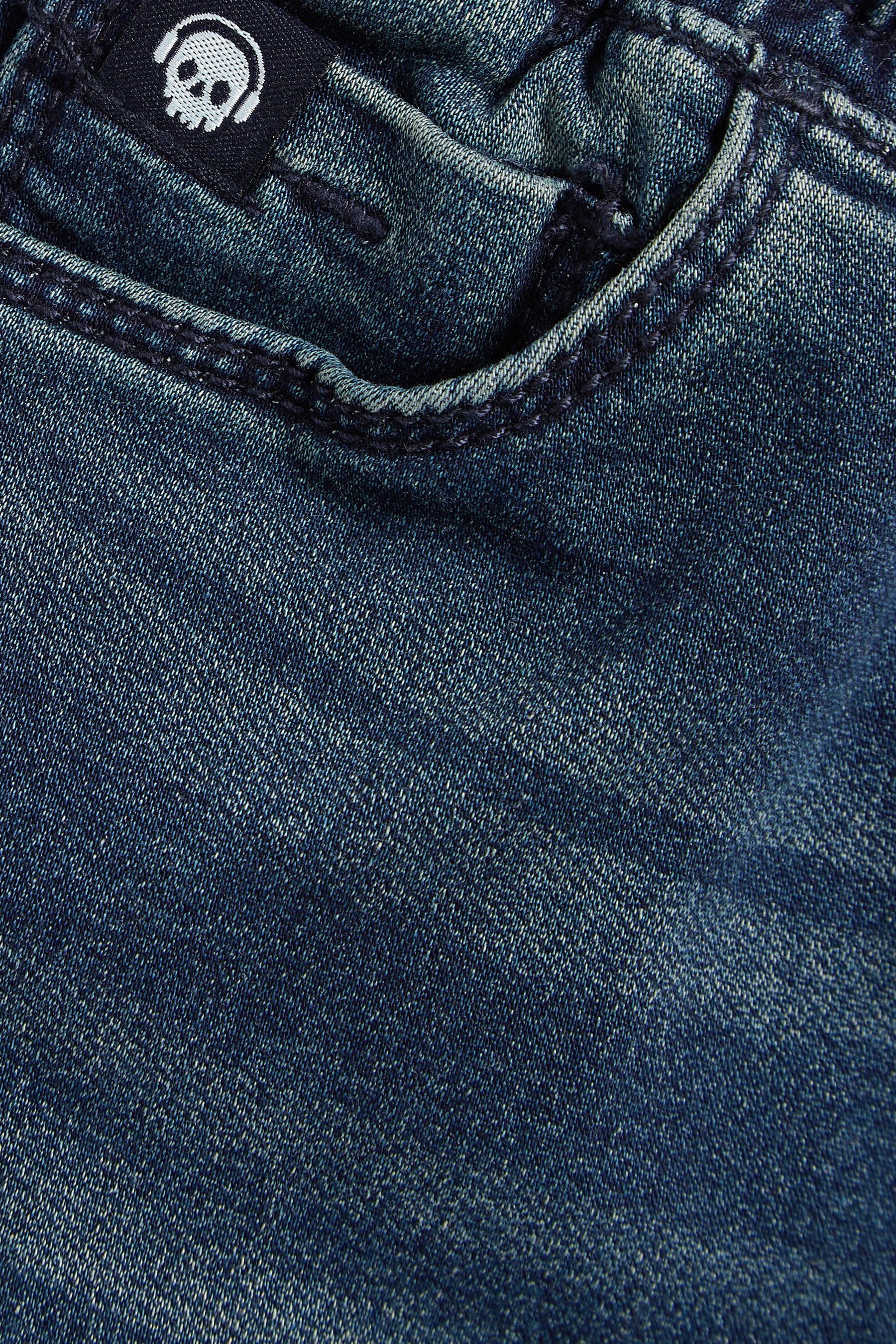 Next Dark (1-tlg) Jersey-Denimshorts Blue Jeansshorts