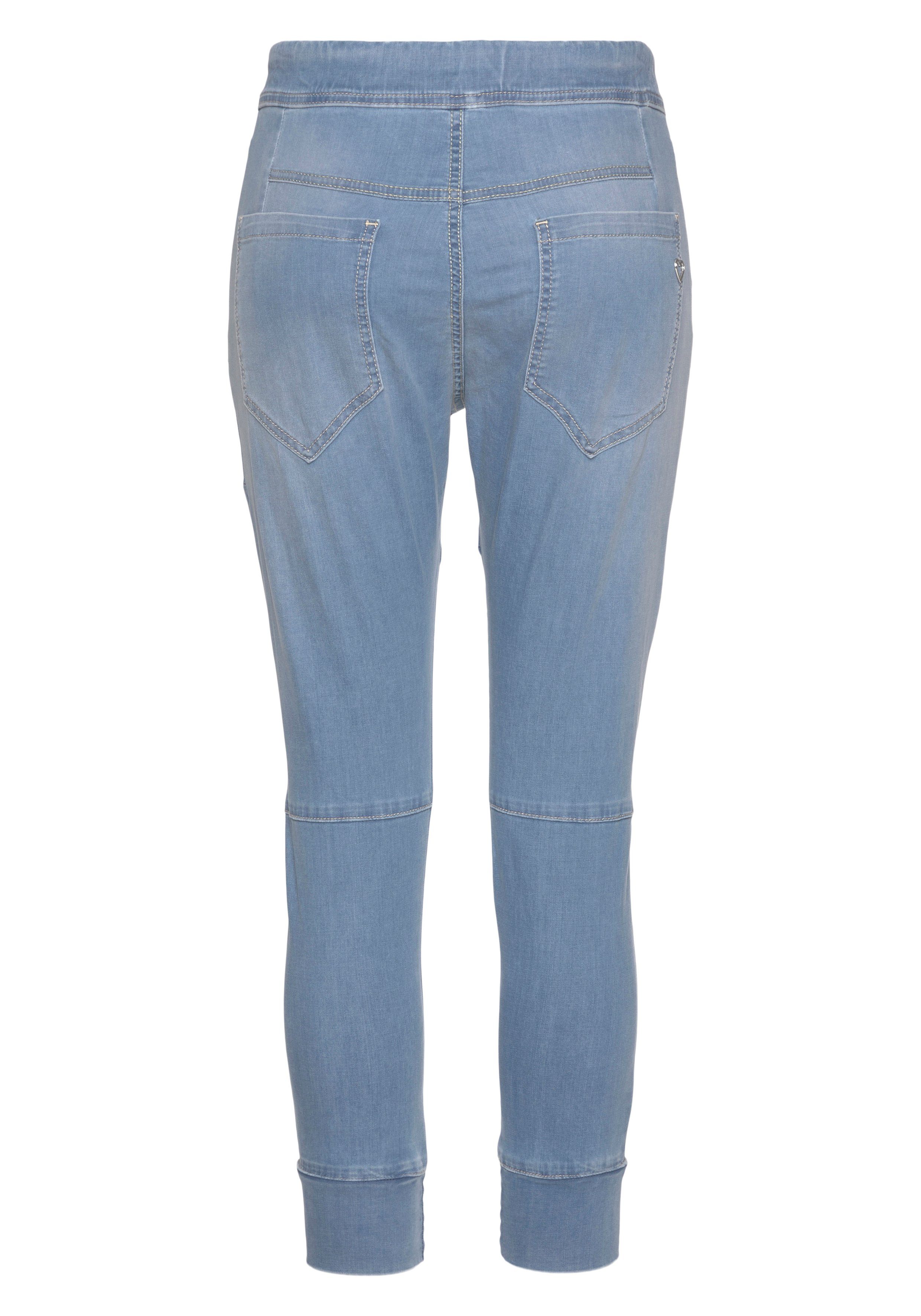 Damen Jeans Please Jeans Jogg Pants P51G im Relax-Fit mit praktischem Gummizug-Bund