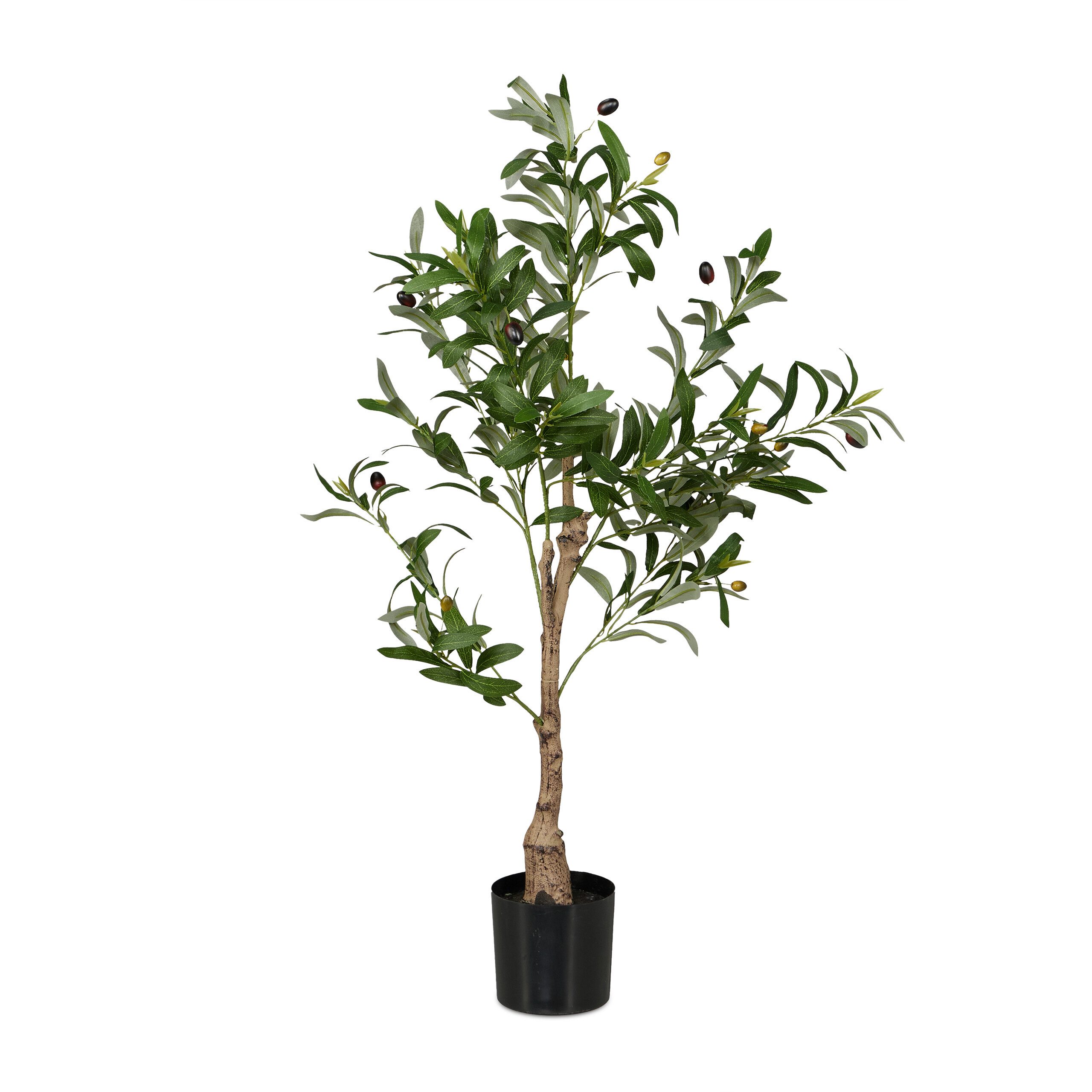 Kunstpflanze Künstlicher Olivenbaum Olivenbaum, relaxdays, Höhe günstig online kaufen