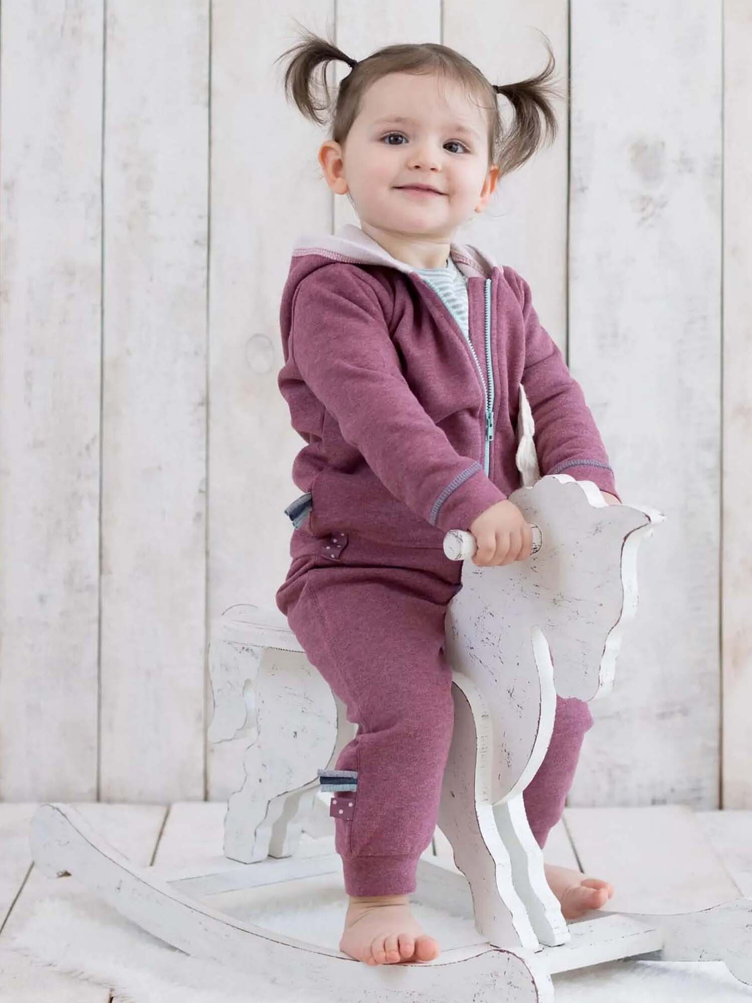 Kapuzenfleecejacke Baby Kapuzen-Sweatjacke aus Bio-Baumwolle